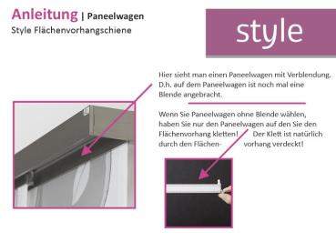 Style Paneelwagen mit Blende oder ohne Blende Anleitung